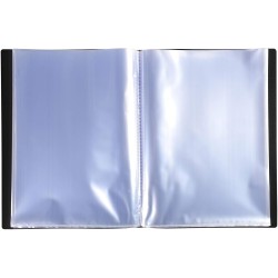 Exacompta - Réf. 88100E - 1 Protège-documents OPAK - 100 pochettes cristal lisse - 200 vues - pour format A4 - dimensions 24 x 3