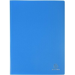 Exacompta - Réf. 8822E - 1 Protège-documents OPAK - 20 pochettes cristal lisse - 40 vues - pour format A4 - dimensions 24 x 32 c
