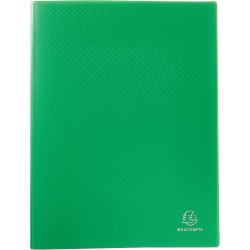 Exacompta - Réf. 8823E - 1 Protège-documents OPAK - 20 pochettes cristal lisse - 40 vues - pour format A4 - dimensions 24 x 32 c