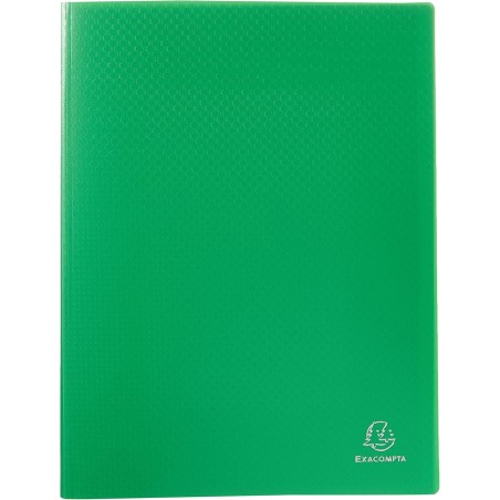Exacompta - Réf. 8823E - 1 Protège-documents OPAK - 20 pochettes cristal lisse - 40 vues - pour format A4 - dimensions 24 x 32 c