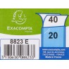 Exacompta - Réf. 8823E - 1 Protège-documents OPAK - 20 pochettes cristal lisse - 40 vues - pour format A4 - dimensions 24 x 32 c