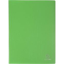 Exacompta - Réf. 8883E - 1 Protège-documents OPAK - 80 pochettes cristal lisse - 160 vues - pour format A4 - dimensions 24 x 32 