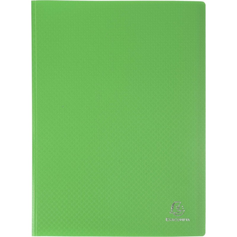 Exacompta - Réf. 8883E - 1 Protège-documents OPAK - 80 pochettes cristal lisse - 160 vues - pour format A4 - dimensions 24 x 32 