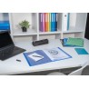 Exacompta - réf. 88524e - 1 protège-documents opak - 50 pochettes cristal lisse - 100 vues - pour format a4 - dimensions 24 x 32