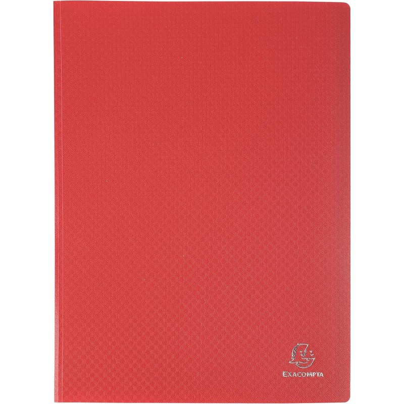 Exacompta - Réf. 8825E - 1 Protège-documents OPAK - 20 pochettes cristal lisse - 40 vues - pour format A4 - dimensions 24 x 32 c