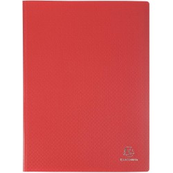 Exacompta - Réf. 8825E - 1 Protège-documents OPAK - 20 pochettes cristal lisse - 40 vues - pour format A4 - dimensions 24 x 32 c