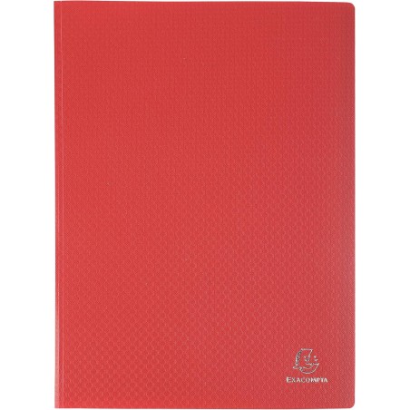 Exacompta - Réf. 8855E - 1 Protège-documents OPAK - 50 pochettes cristal lisse - 100 vues - pour format A4 - dimensions 24 x 32 