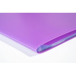 Exacompta - Réf. 88226E - 1 Protège-documents OPAK - 20 pochettes cristal lisse - 40 vues - pour format A4 - dimensions 24 x 32 
