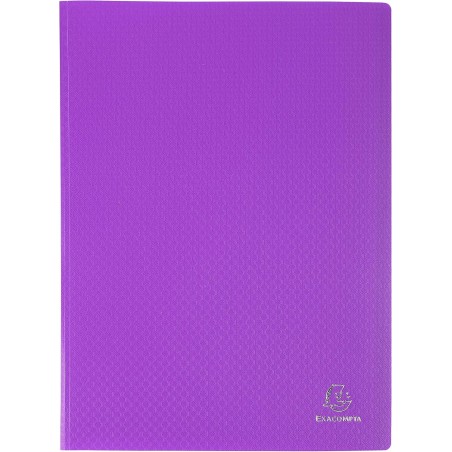 Exacompta - Réf. 88826E - 1 Protège-documents OPAK - 80 pochettes cristal lisse - 160 vues - pour format A4 - dimensions 24 x 32