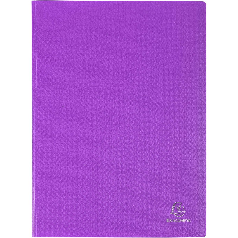 Exacompta - Réf. 88116E - 1 Protège-documents OPAK - 100 pochettes cristal lisse - 200 vues - pour format A4 - dimensions 24 x 3