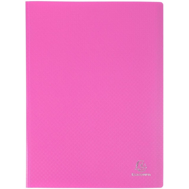 Exacompta - Réf. 88827E - Carton de 8 Protèges-documents OPAK - 80 pochettes cristal lisse - 160 vues - pour format A4 - dimensi