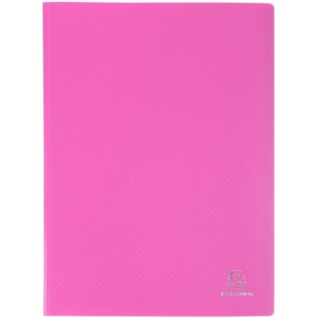 Exacompta - Réf. 88827E - Carton de 8 Protèges-documents OPAK - 80 pochettes cristal lisse - 160 vues - pour format A4 - dimensi