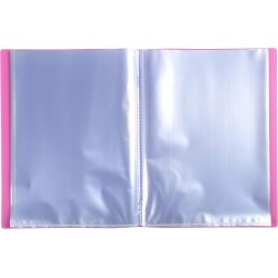 Exacompta - Réf. 88827E - Carton de 8 Protèges-documents OPAK - 80 pochettes cristal lisse - 160 vues - pour format A4 - dimensi