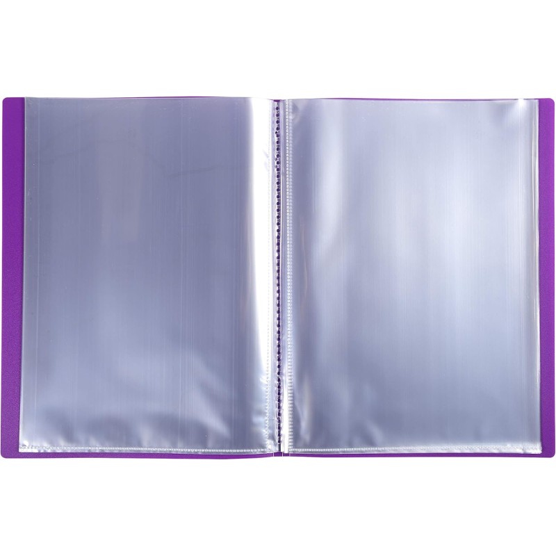 Exacompta - Réf. 88226E - Carton de 20 protèges-documents OPAK - 20 pochettes cristal lisse - 40 vues - pour format A4 - dimensi