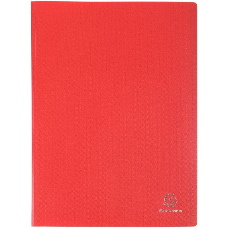Exacompta - Réf. 8825E - Carton de 20 Protèges-documents OPAK - 20 pochettes cristal lisse - 40 vues - pour format A4 - dimensio