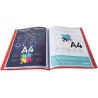 Exacompta - Réf. 8825E - Carton de 20 Protèges-documents OPAK - 20 pochettes cristal lisse - 40 vues - pour format A4 - dimensio
