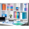 Exacompta - réf. 88114e - carton de 8 protège-documents opak - 100 pochettes cristal lisse - 200 vues - pour format a4 - dimensi