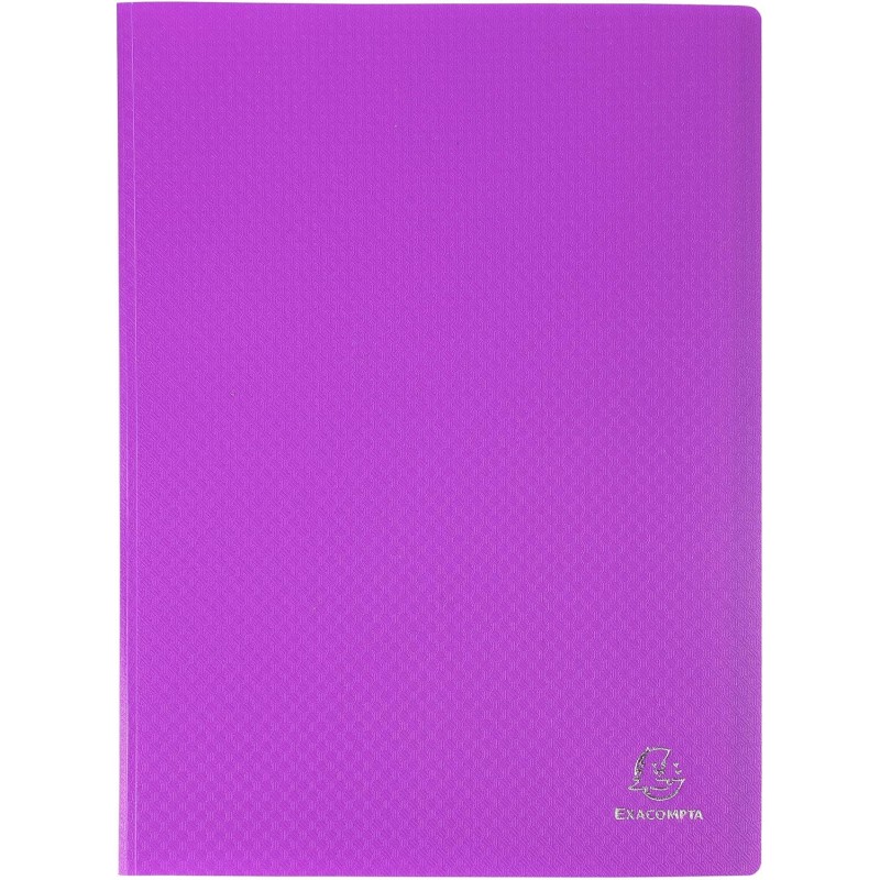Exacompta - Réf. 88116E - Carton de 8 Protège-documents OPAK - 100 pochettes cristal lisse - 200 vues - pour format A4 - dimensi
