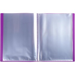 Exacompta - Réf. 88116E - Carton de 8 Protège-documents OPAK - 100 pochettes cristal lisse - 200 vues - pour format A4 - dimensi