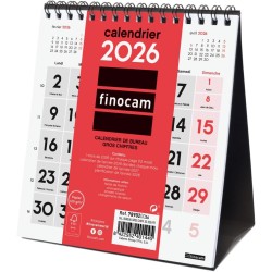 Finocam – Calendrier mural Gros Chiffres 2026 1 Mois par page Janvier – Décembre 2026 (12 mois) | Calendrier 2026 | Planificateu