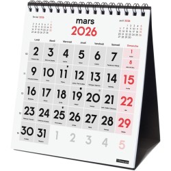 Finocam – Calendrier mural Gros Chiffres 2026 1 Mois par page Janvier – Décembre 2026 (12 mois) | Calendrier 2026 | Planificateu