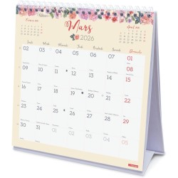 Finocam – Calendrier de bureau 2026 1 Mois par page Janvier – Décembre 2026 (12 mois) | Calendrier 2026 pour noter | Planificate