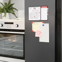 Finocam – Calendrier magnétique 2026 1 Mois par page Janvier – Décembre 2026 (12 mois) | Calendrier 2026 pour noter | Planificat