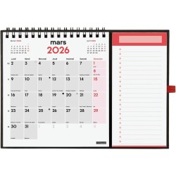 Finocam – Calendrier magnétique 2026 1 Mois par page Janvier – Décembre 2026 (12 mois) | Calendrier 2026 pour noter | Planificat