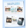 NIIMBOT B1 Étiqueteuse Portable, Identification Automatique pour Larges Étiquettes Autocollante, Facile à Utiliser pour Le Burea