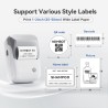 NIIMBOT B1 étiqueteuse avec 1 Rouleau d'étiquettes 50x30mm, Smart App 50+ Polices, 1000+ modèles et 1000+ Icônes, pour la Maison