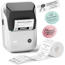 NIIMBOT B1 Etiqueteuse Autocollante, Imprimante d'étiquettes Thermiques pour Le Bureau, la Maison, l'entreprise, Machine à étiqu