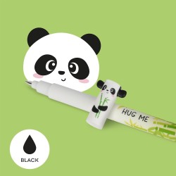 Legami Lot de 12 stylos gel effaçables avec encre effaçable thermosensible, gamme de couleurs différentes d'encre et dessins, po