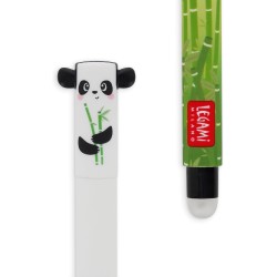 Legami Lot de 12 stylos gel effaçables avec encre effaçable thermosensible, gamme de couleurs différentes d'encre et dessins, po