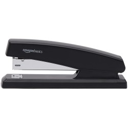 Amazon Basics Agrafeuse avec 1000 agrafes, Noir, Lot de 3
