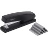 Amazon Basics Agrafeuse avec 1000 agrafes, Noir, Lot de 3