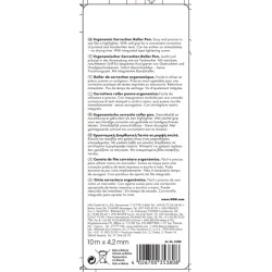 UHU Roller correcteur pen - Ruban correcteur, ergonomique, rapide et précis, blanc, 10m x 4, 2mm