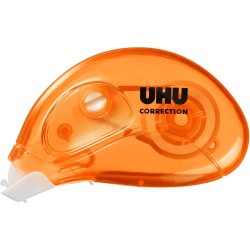 UHU Rollers correcteur néon mini - Ruban correcteur rapide, propre et précis, blanc, lot 2 de 6m x 5mm