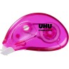 UHU Rollers correcteur néon mini - Ruban correcteur rapide, propre et précis, blanc, lot 2 de 6m x 5mm