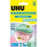 UHU Rollers correcteur pastel mini - Ruban correcteur rapide, propre et précis, blanc, lot 2 de 6m x 5mm