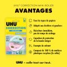 UHU Rollers correcteur pastel mini - Ruban correcteur rapide, propre et précis, blanc, lot 2 de 6m x 5mm