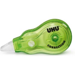 UHU Rollers de correction micro - Ruban correcteur rapide, propre et précis, blanc, lot 2 de 8m x 5mm