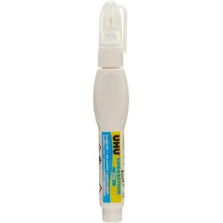 UHU Stylo correcteur - Stylo avec liquide de correction, précis, séchage rapide, blanc, 8ml