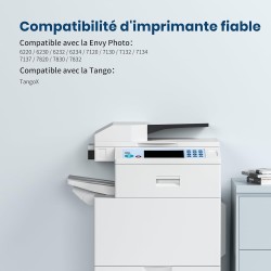 Encre 303XL 303 XL Cartouche d'encre Noire Remplacement Cartouche pour HP 303 303 XL Noir pour HP Envy Photo 6230 7134 6232 6220