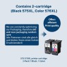 PG-575XL CL-576XL Cartouche Remplacement pour Canon 575 et 576 PG575 XL CL576XL Compatible pour Canon PIXMA TS3550i TS3551i TS37