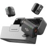 DJI Mic Mini (2 TX + 1 RX + Boîtier de Recharge), Ultra-léger, Audio de HQ, 48 h d’Utilisation, Annulation du Bruit, Limite Auto