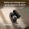 DJI Mic Mini (2 TX + 1 RX + Boîtier de Recharge), Ultra-léger, Audio de HQ, 48 h d’Utilisation, Annulation du Bruit, Limite Auto