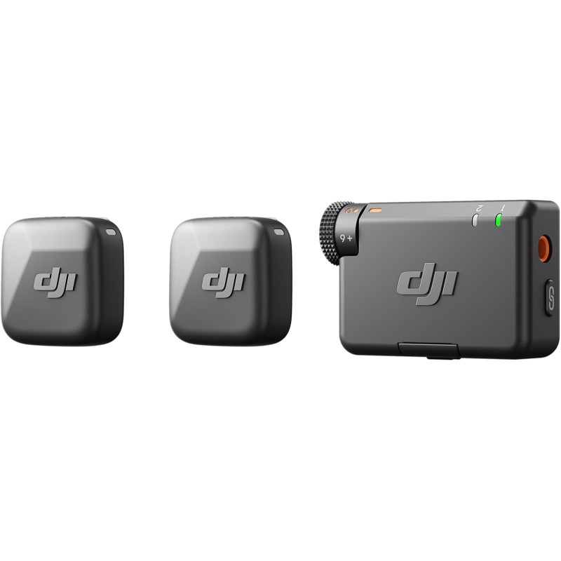 DJI Mic Mini (2 TX + 1 RX), Audio Riche en détails, Microphone Cravate sans Fil pour caméra/Android, vlog à 2 Personnes, Product