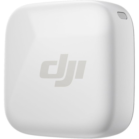 DJI Émetteur Mic Mini (Blanc Arctique), Ultra-léger, Audio de Haute qualité, OsmoAudio, Annulation du Bruit, Microphone sans Fil