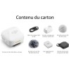 DJI Émetteur Mic Mini (Blanc Arctique), Ultra-léger, Audio de Haute qualité, OsmoAudio, Annulation du Bruit, Microphone sans Fil
