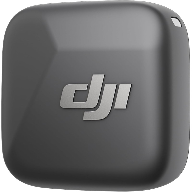 DJI Émetteur Mic Mini (Noir Absolu), Ultra-léger, Audio de Haute qualité, OsmoAudio, Annulation du Bruit, Microphone sans Fil po